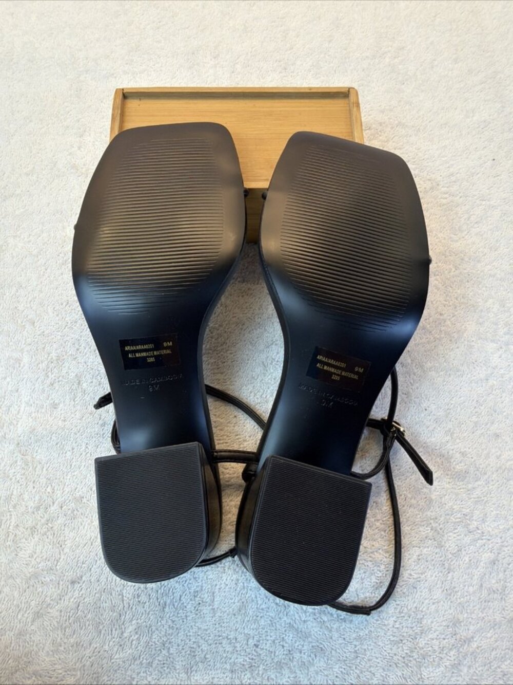 Steve Madden Ariaa Dress Sandal Black Strappy Block Heel Women SZ 9 New - Picture 5 of 9